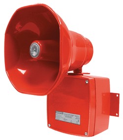 UTC/Edwards Hazardous Location Speaker; Audio Input; 113 dB; 25/70VAC; Surface Mount; Red